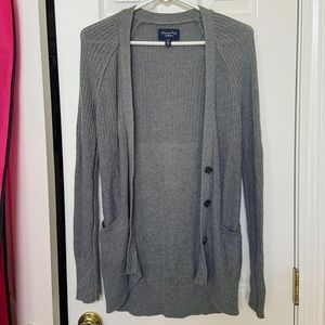 Grey American Eagle Cardigan